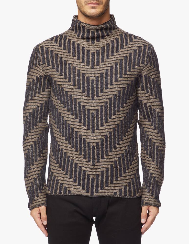 rinascente Emporio Armani Vulcano vanise chevron jumper