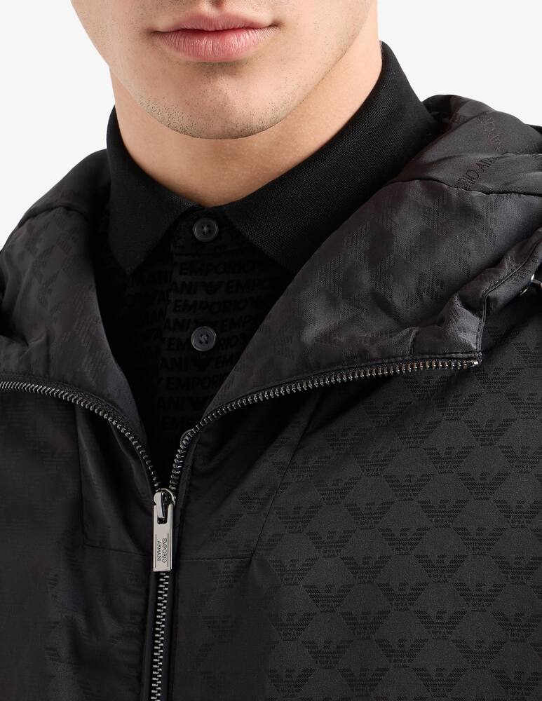 rinascente Emporio Armani Giacca a vento all over aquila