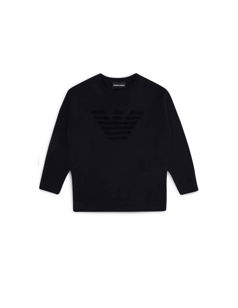 Emporio Armani Virgin wool roundneck sweater - picture 1 Emporio Armani Virgin wool roundneck sweater - picture 1