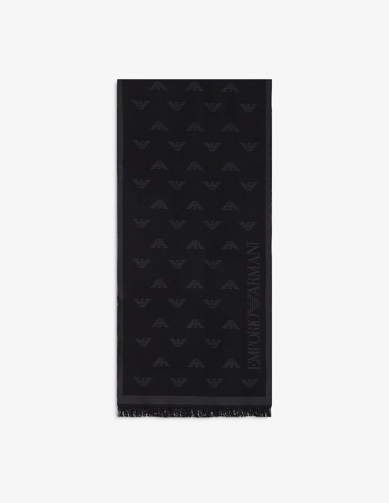 Emporio Armani Sciarpa lana aquile Armani - immagine 1 Emporio Armani Sciarpa lana aquile Armani - immagine 1