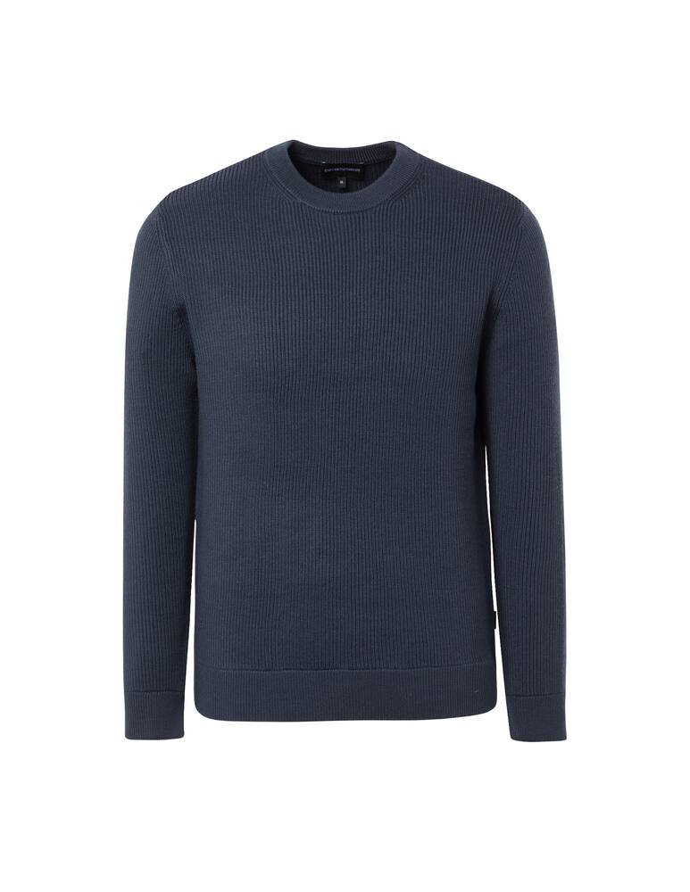 rinascente Emporio Armani Ribbed wool roundneck jumper