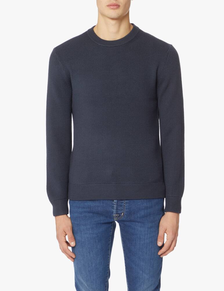 rinascente Emporio Armani Ribbed wool roundneck jumper