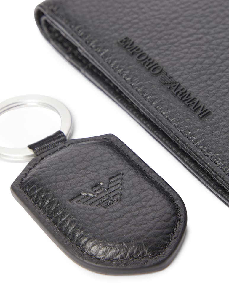 Emporio Armani Gift portafoglio e porta chiavi in pelle - immagine 4 Emporio Armani Gift portafoglio e porta chiavi in pelle - immagine 4
