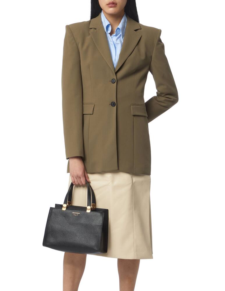 rinascente Emporio Armani Borsa shopper in pelle Becky - nero