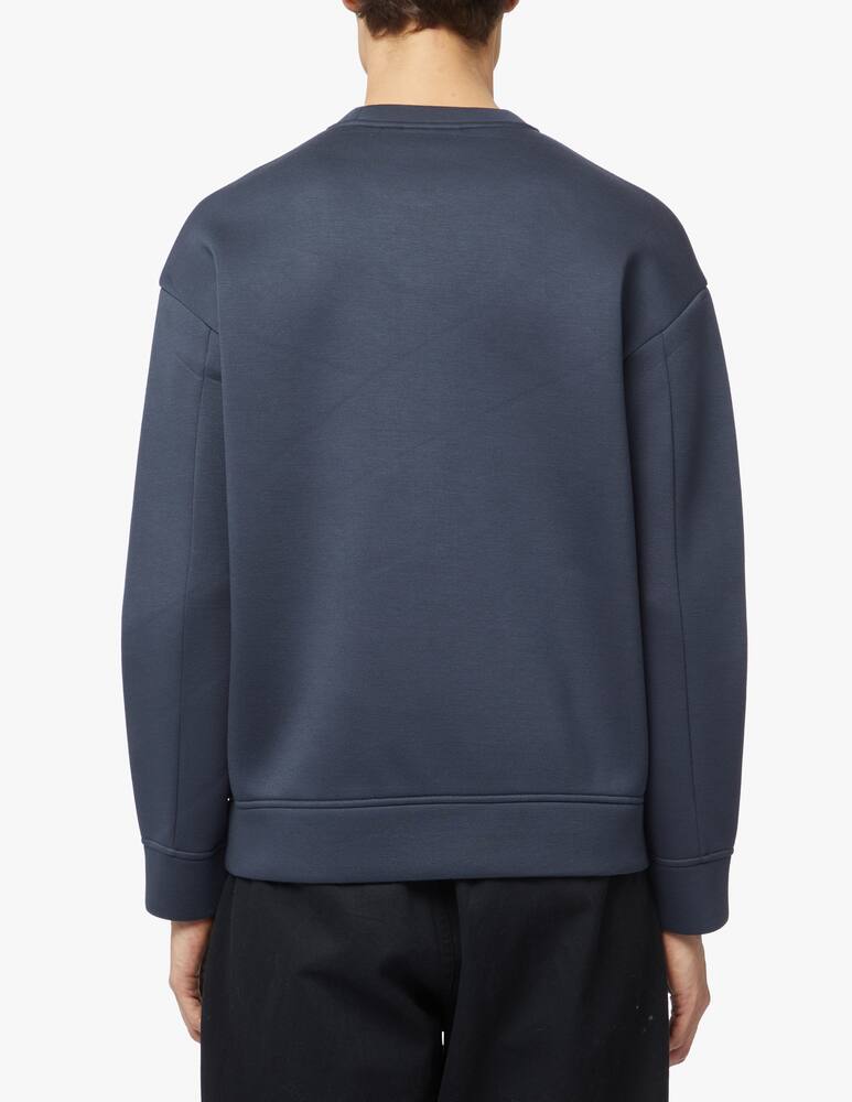 rinascente Emporio Armani Graphic embroidery roundneck sweatshirt