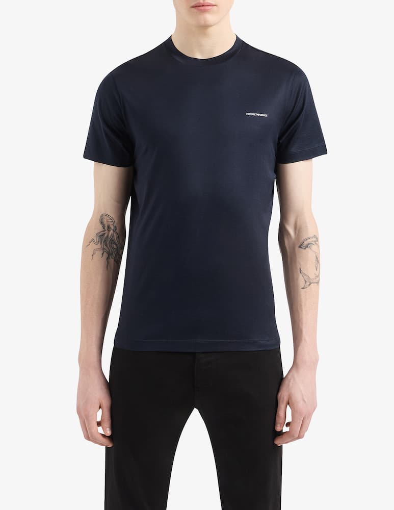 Emporio Armani T-shirt logo laterale - immagine 1