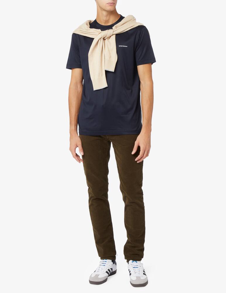 rinascente Emporio Armani Maglietta con logo piccolo lettering