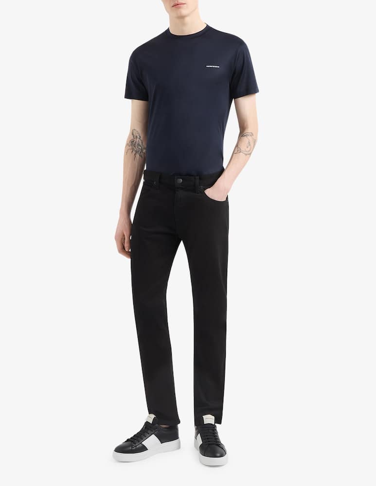 Emporio Armani T-shirt logo laterale - immagine 2