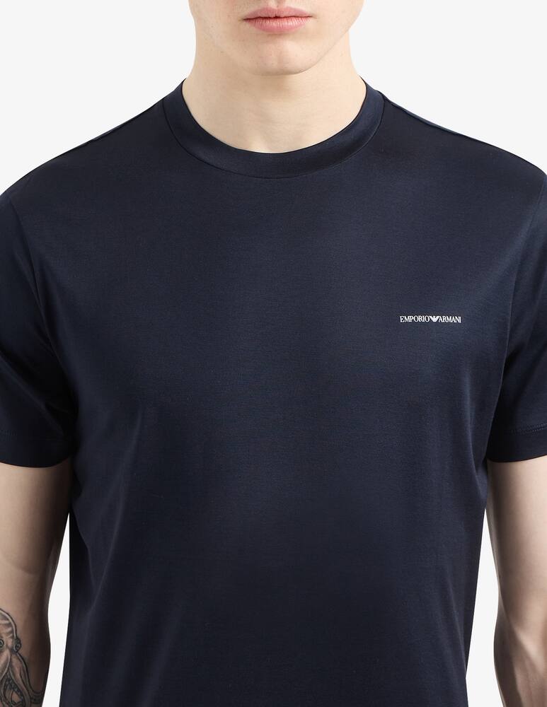 Emporio Armani T-shirt logo laterale - immagine 4