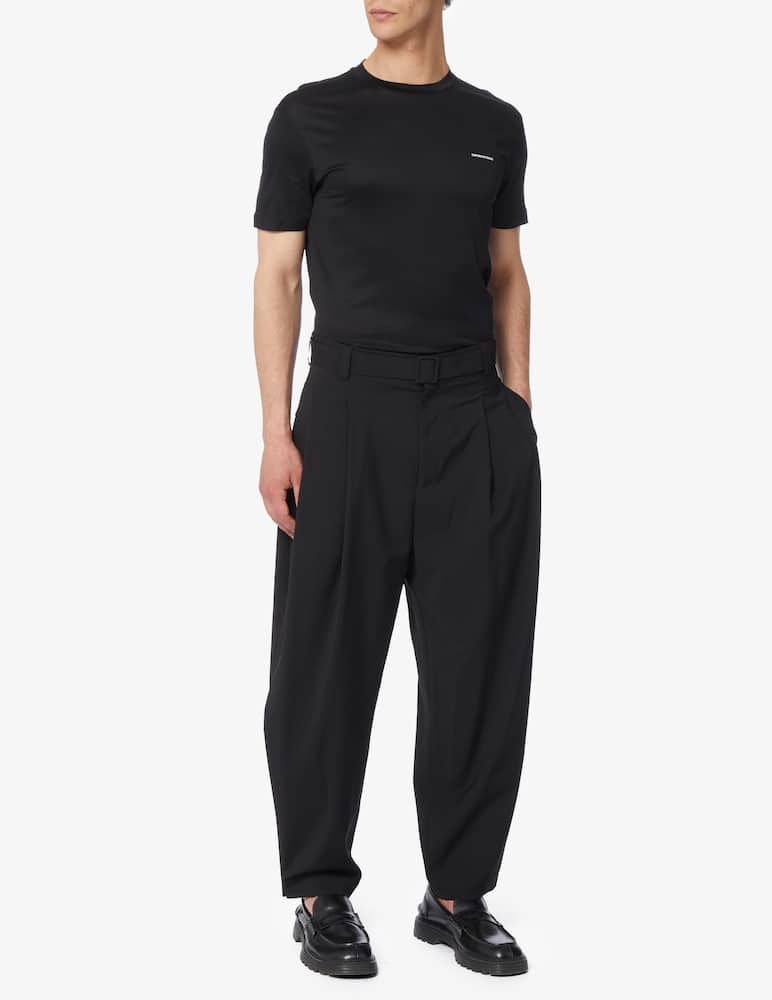 Emporio Armani Maglietta lettering lato - immagine 2 Emporio Armani Maglietta lettering lato - immagine 2