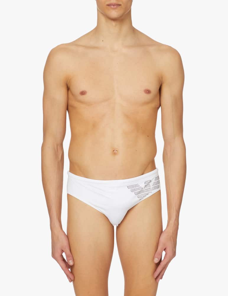 Emporio Armani Big eagle swim briefs - white - picture 2 Emporio Armani Big eagle swim briefs - white - picture 2