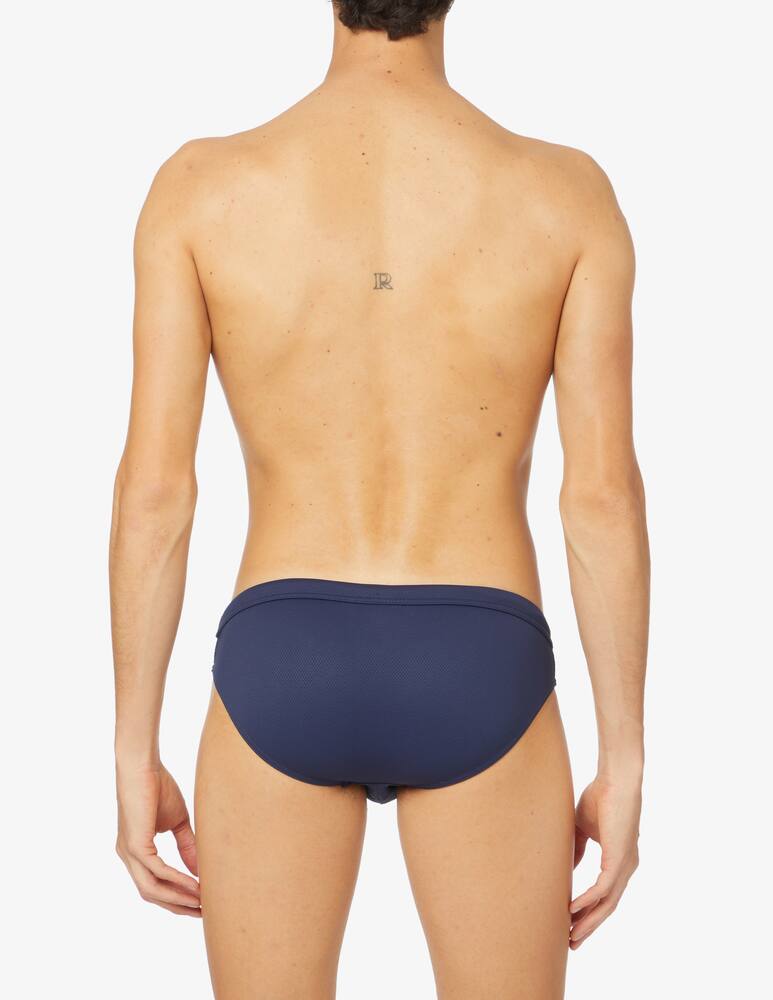 rinascente Emporio Armani Costume slip basso piquet - blu