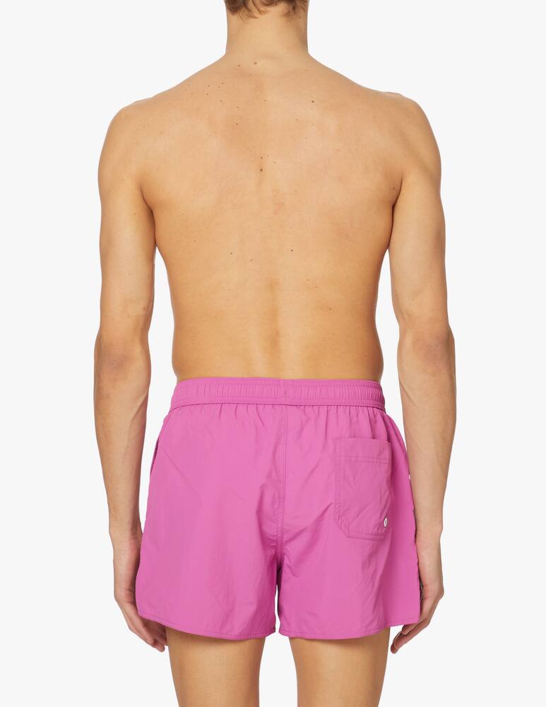 rinascente Emporio Armani Eagle embroidery logo swimshorts - pink