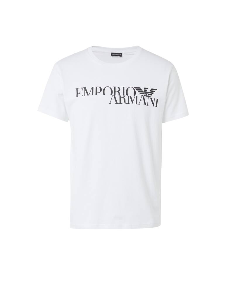 rinascente Emporio Armani Maglietta bold logo - bianco