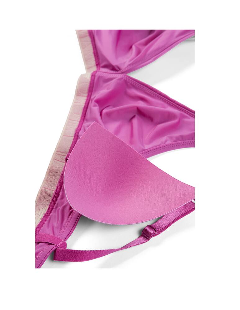 rinascente Emporio Armani Padded bralette removible pads - pink