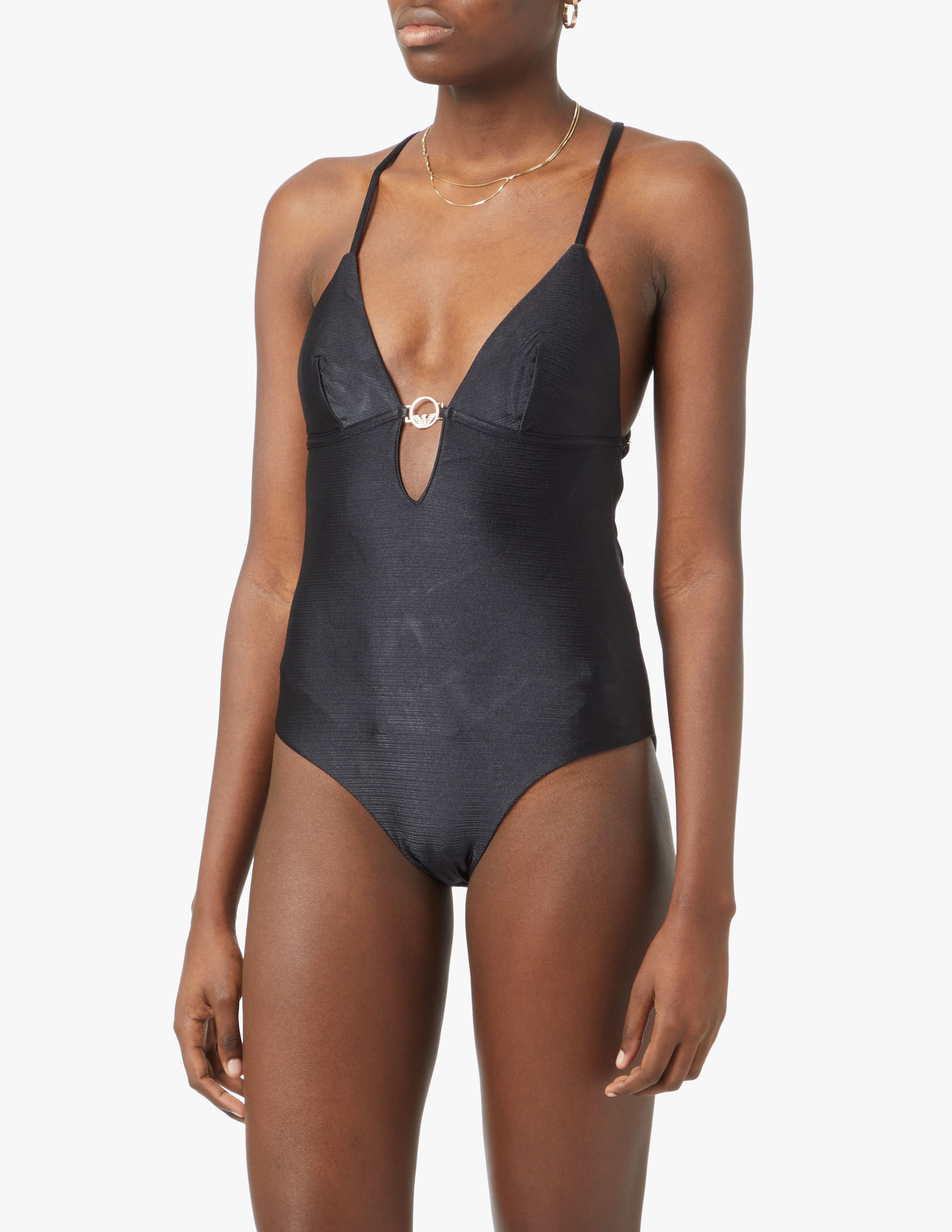 Costume intero con scritta logo di Emporio Armani
