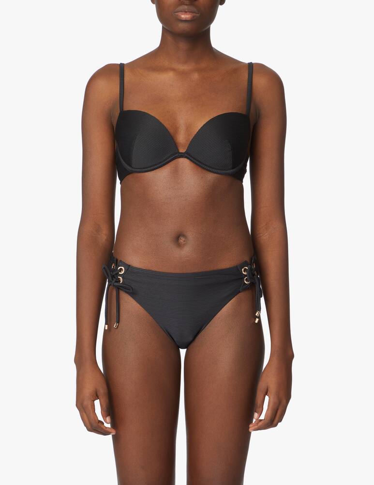 rinascente Emporio Armani Bikini push up and brief - black