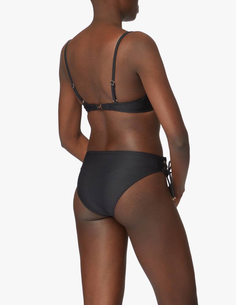 rinascente Emporio Armani Bikini push up and brief - black