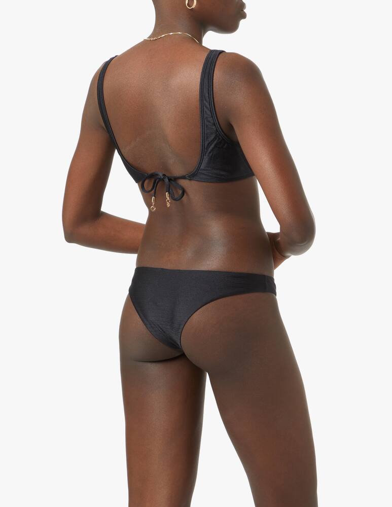 rinascente Emporio Armani Bikini triangolo con brief brazilian - nero