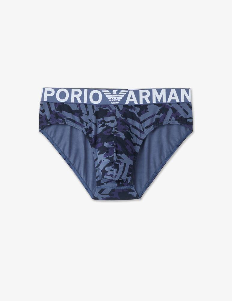 rinascente Emporio Armani Slip graphic eagle - blu