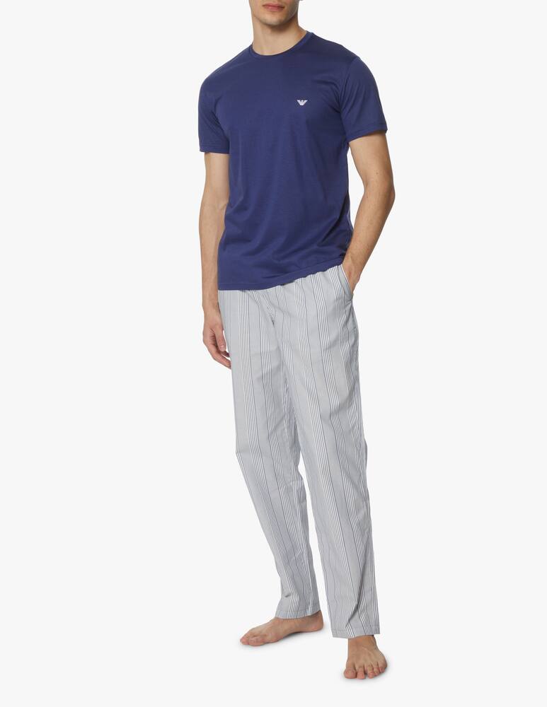 rinascente Emporio Armani Maglietta manica corta ultra light mod blend - blu