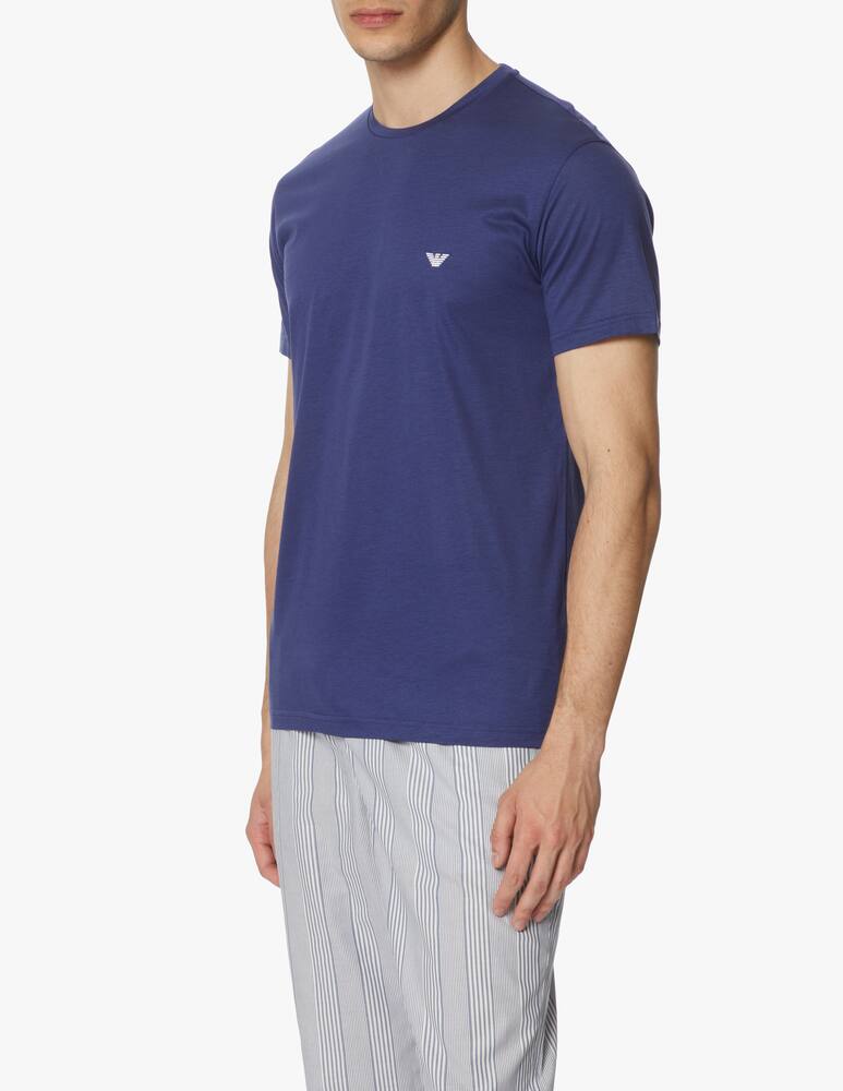 rinascente Emporio Armani Maglietta manica corta ultra light mod blend - blu
