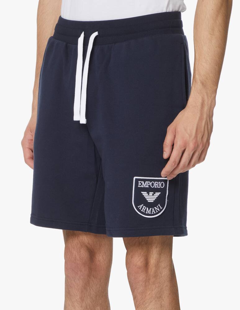 rinascente Emporio Armani Iconic terry short - blue