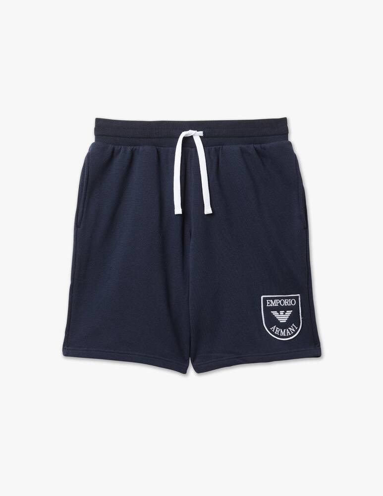 rinascente Emporio Armani Iconic terry short - blue