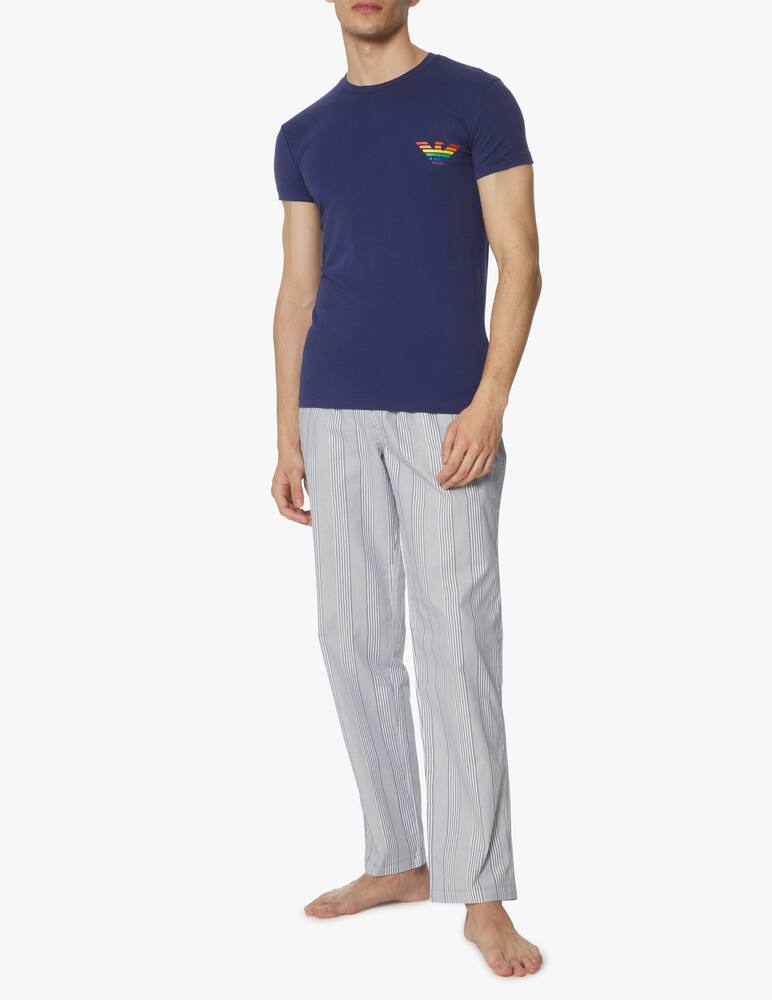 Emporio Armani T-shirt intima rainbow - blu - immagine 2