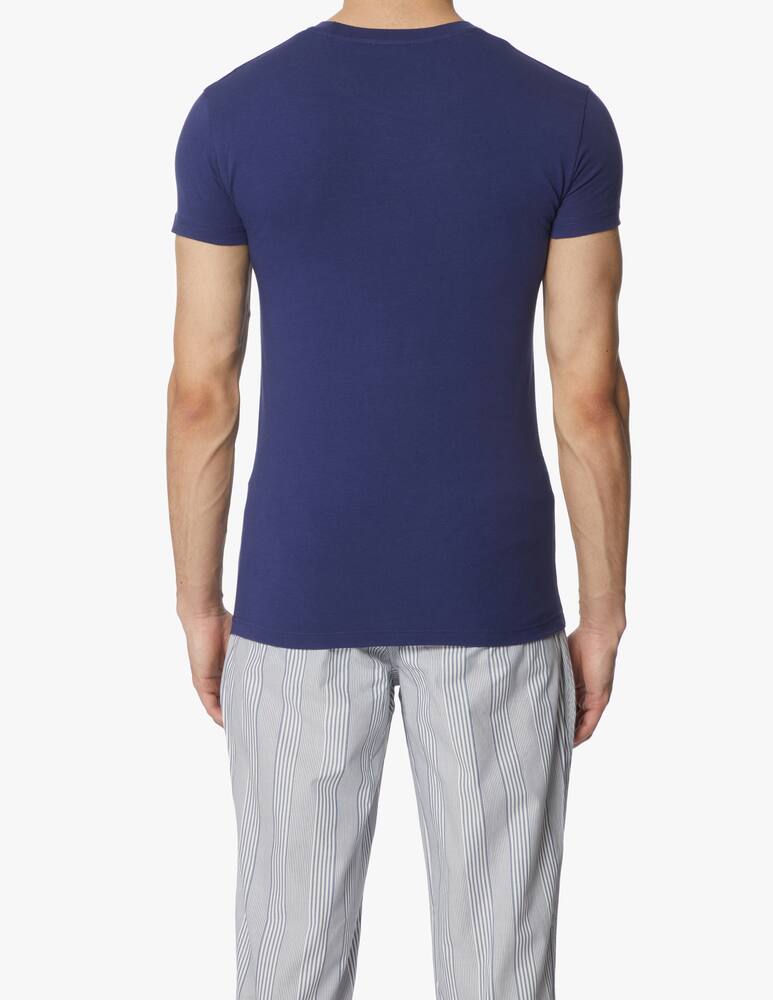 Emporio Armani T-shirt intima rainbow - blu - immagine 4