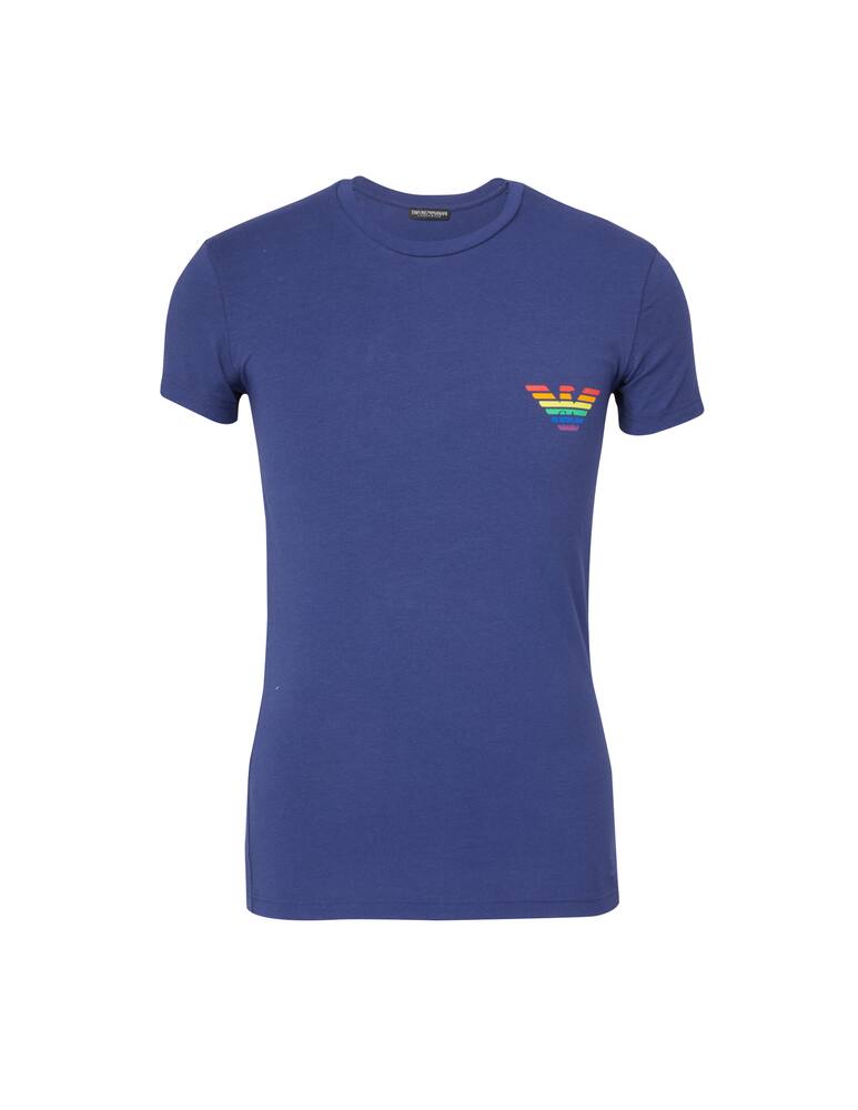Emporio Armani T-shirt intima rainbow - blu - immagine 1