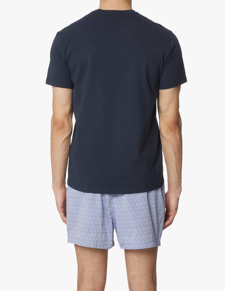 rinascente Emporio Armani Pajamas short yarn dyed woven - blue