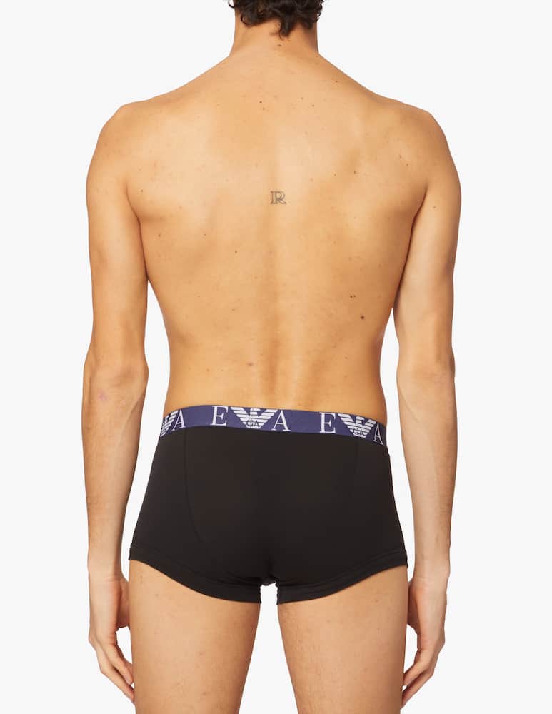 rinascente Emporio Armani 3p trunk monogram - black