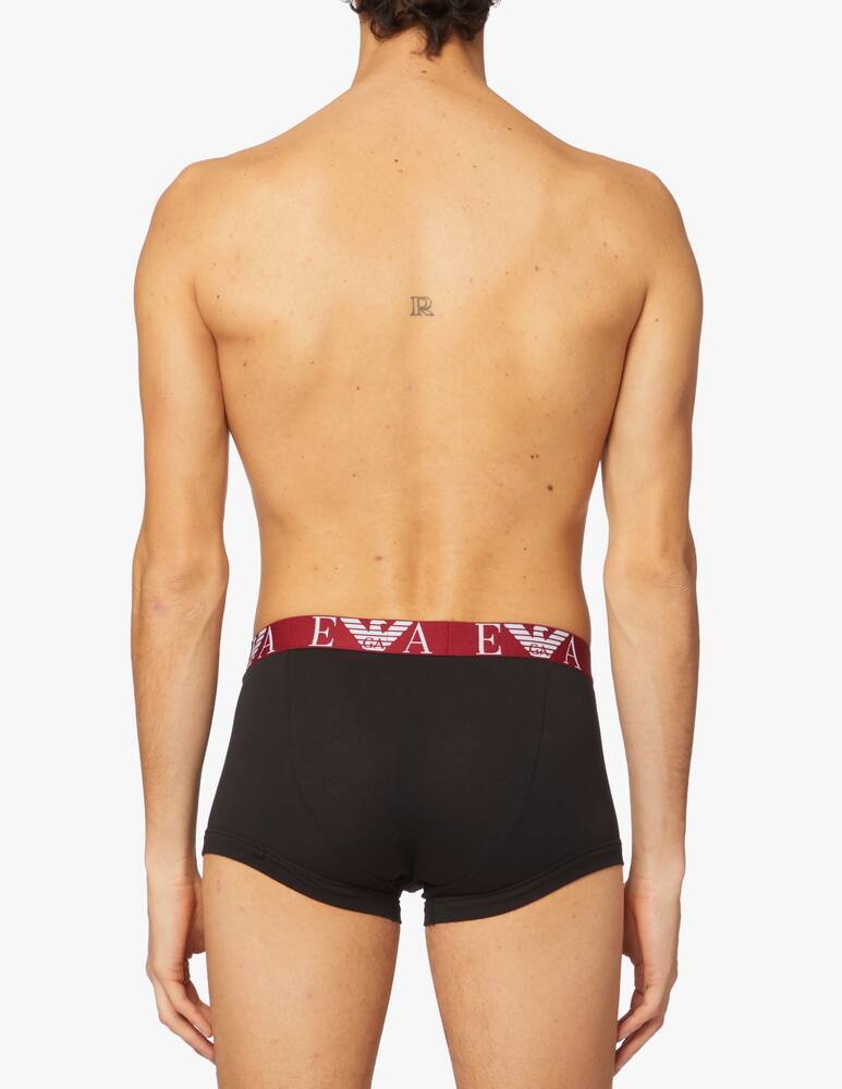rinascente Emporio Armani 3p trunk monogram - black