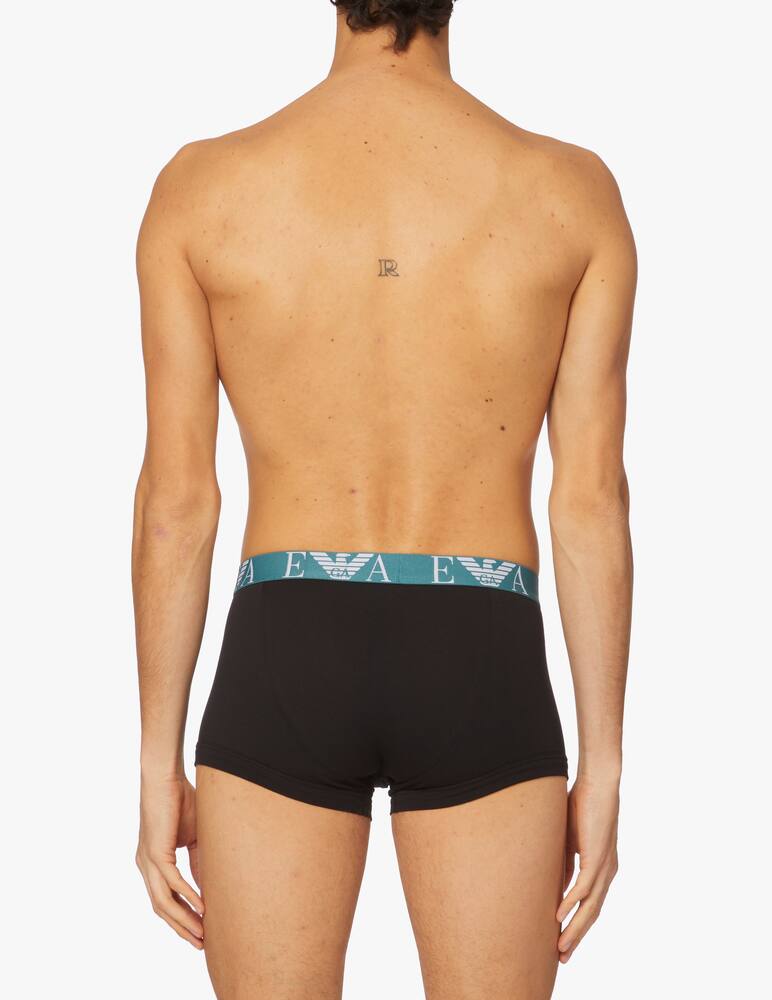 rinascente Emporio Armani 3p trunk monogram - black