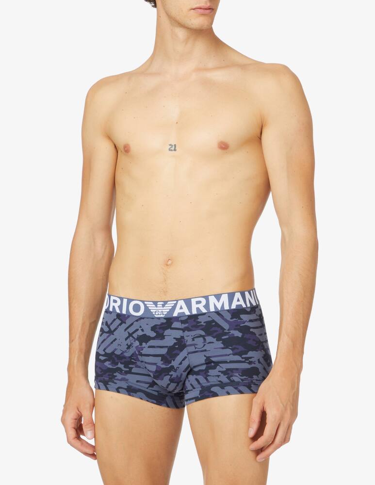 Emporio Armani Trunk graphic eagle - blue - picture 1 Emporio Armani Trunk graphic eagle - blue - picture 1