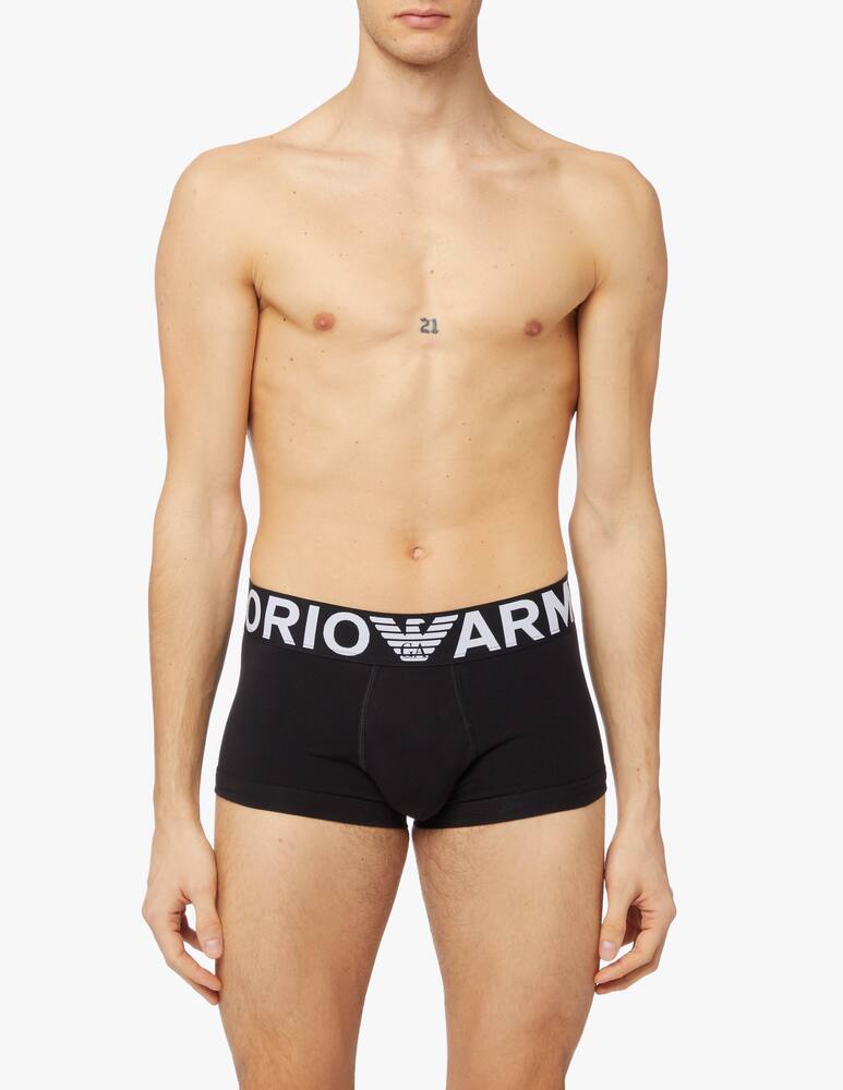 rinascente Emporio Armani Trunk megalogo - black