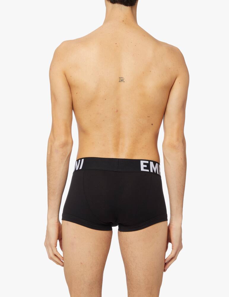 rinascente Emporio Armani Trunk megalogo - black