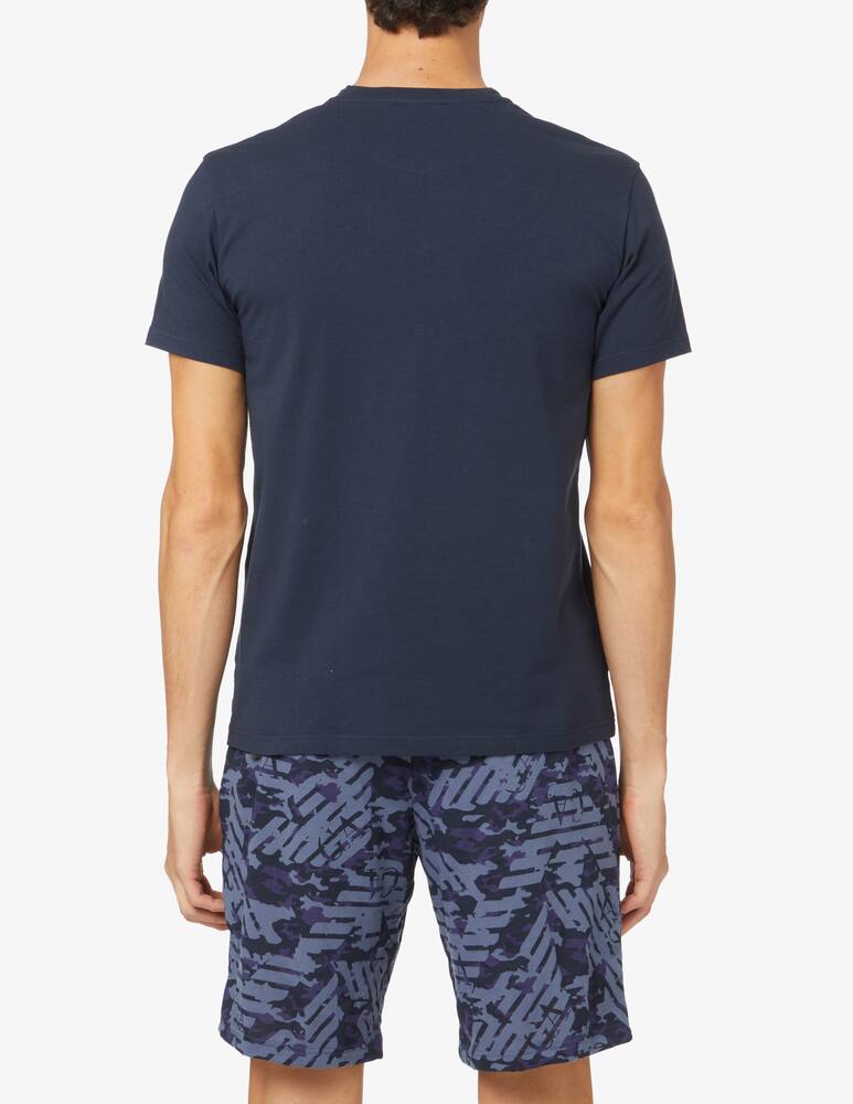 rinascente Emporio Armani Bermuda pigiama graphic eagle - blu