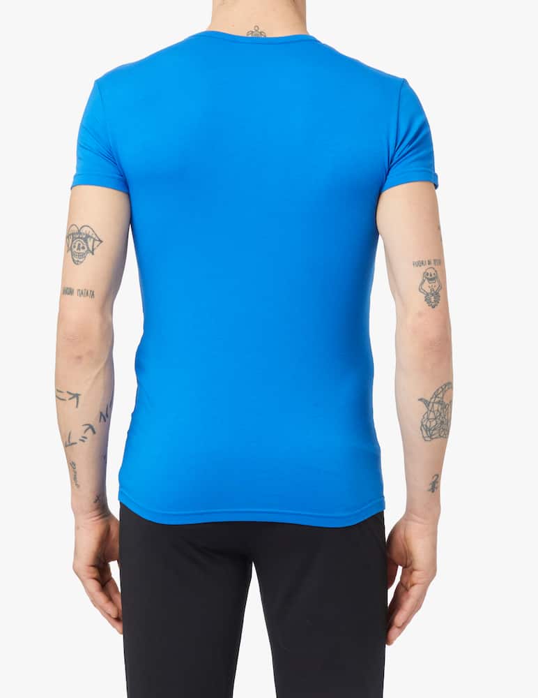 rinascente Emporio Armani 2pack t-shirt intima giro monogram - multicolor