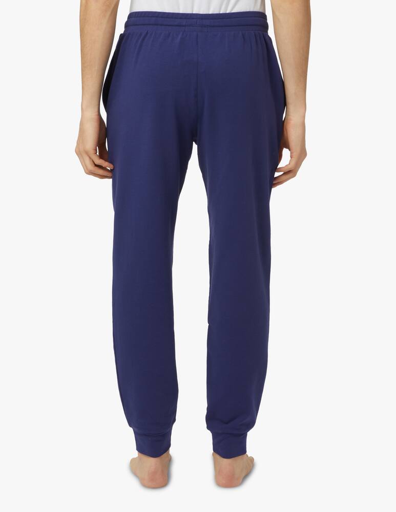 Emporio Armani Stretch french terry pant - blue - picture 2