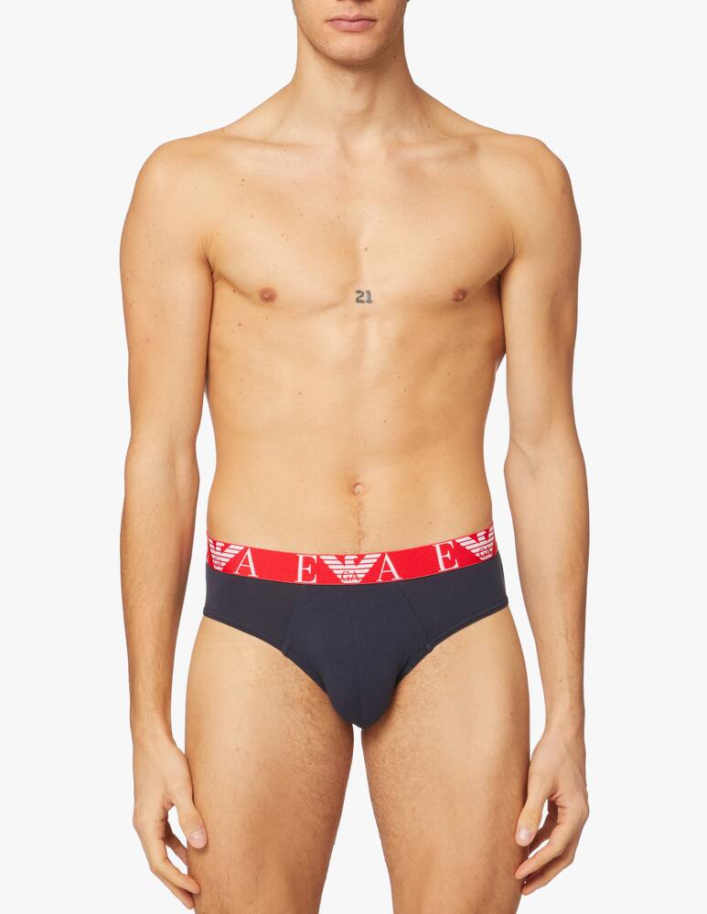 rinascente Emporio Armani 3pack slip monogram - multicolor