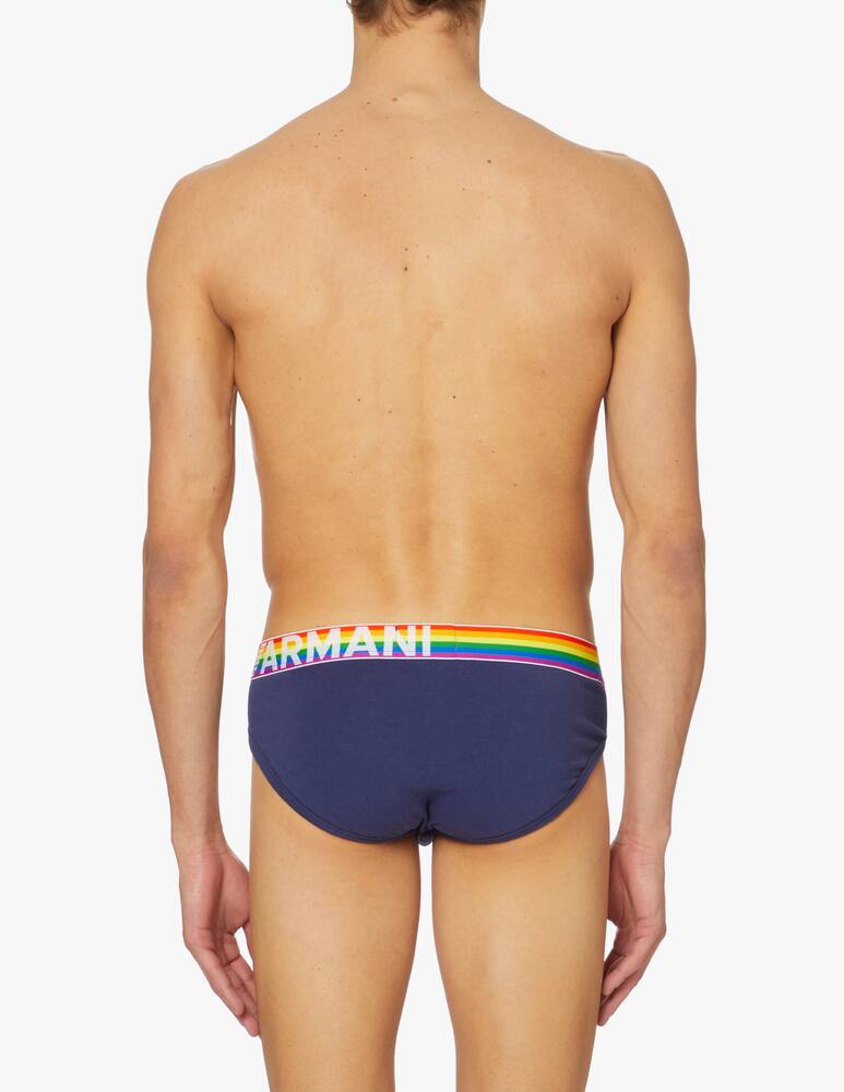 Emporio Armani Slip rainbow - blu - immagine 3 Emporio Armani Slip rainbow - blu - immagine 3