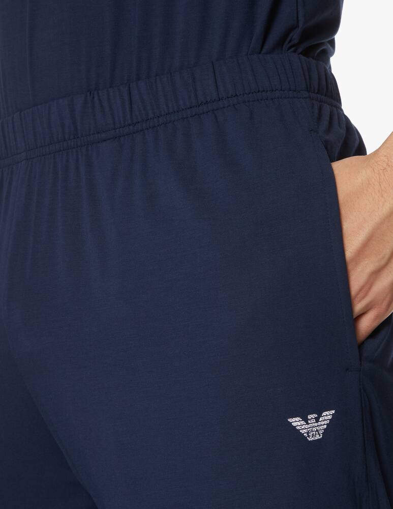 rinascente Emporio Armani Soft modal pj short - blue