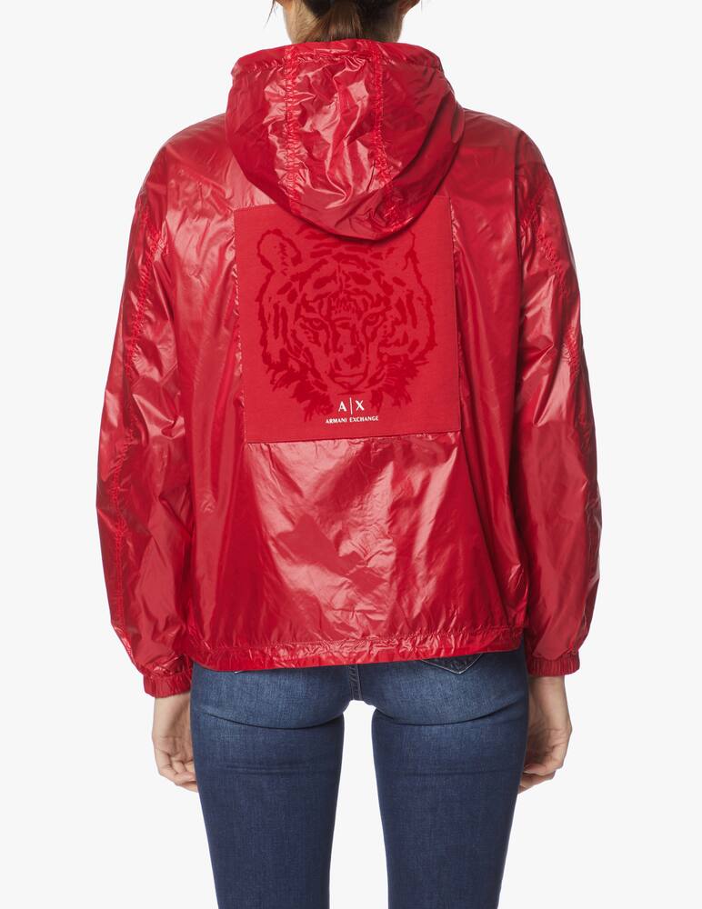 rinascente Armani Exchange Giacca reversibile con cappuccio - rosso