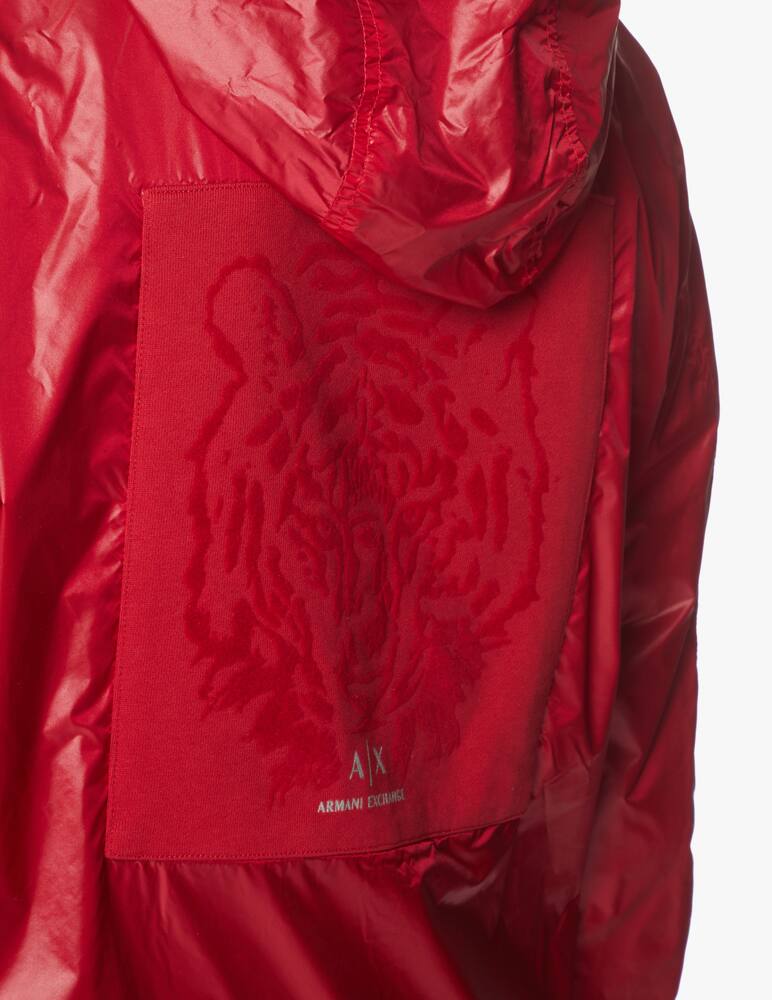 rinascente Armani Exchange Giacca reversibile con cappuccio - rosso