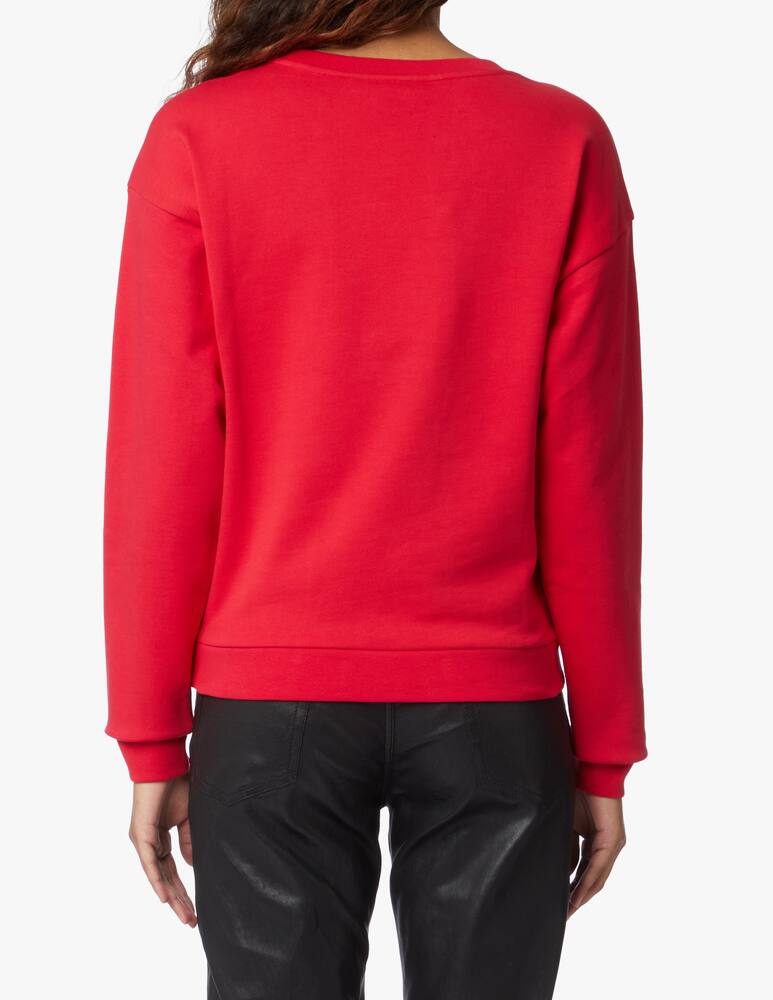 rinascente Armani Exchange Cotton crewneck sweatshirt - red
