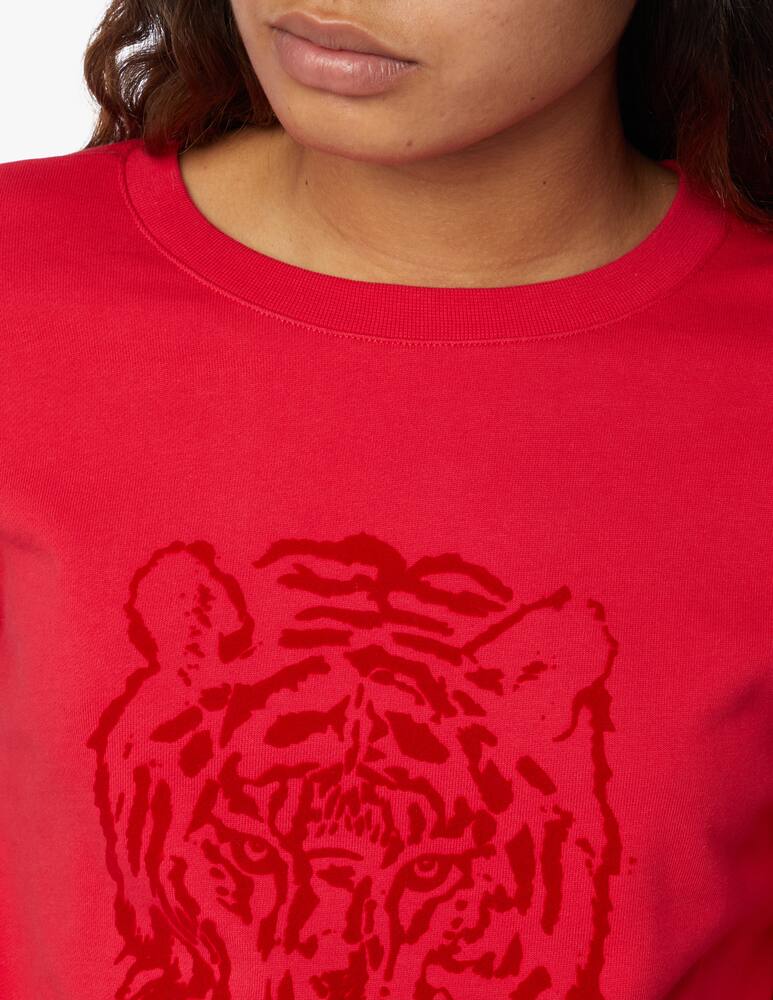 rinascente Armani Exchange Cotton crewneck sweatshirt - red