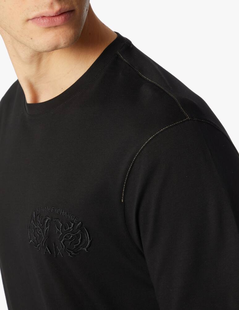 rinascente Armani Exchange Maglietta manica corta cny piccolo - nero