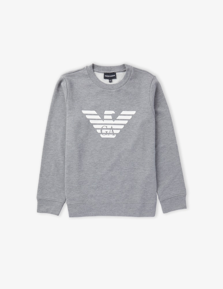 Emporio Armani Felpa girocollo con logo - immagine 1 Emporio Armani Felpa girocollo con logo - immagine 1